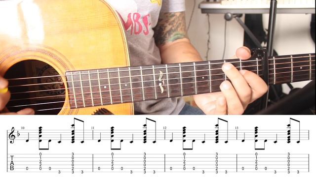 Gotye - Somebody that I Used to Know - Guitar Tutorial with Tabs смотреть онлайн