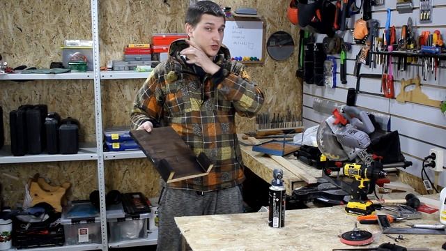 Ключница своими руками. Обжиг дерева. смотреть онлайн