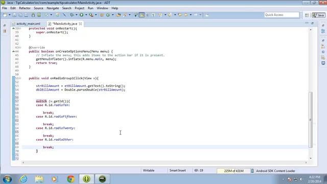 Android: Switch Case Statements смотреть онлайн