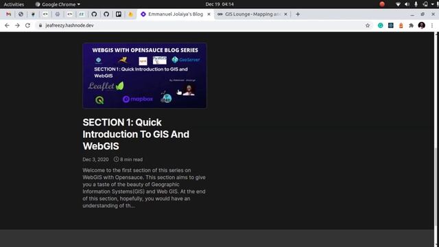 WebGIS With Open Sauce Software Playlist(#1-Intro) смотреть онлайн