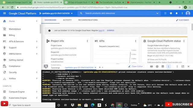 Create and Manage Cloud Resources: Challenge Lab || GSP313 || GOOGLE CLOUD 30 DAYS CHALLENGE . смотреть онлайн
