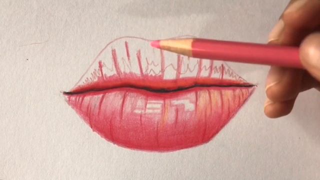 How To Draw Lips | Colored Pencil Tutorial смотреть онлайн