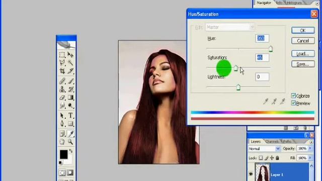 Como Pintar o cabelo Rapido e Facil no Photoshop CS2 смотреть онлайн