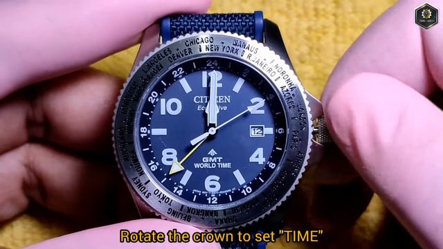Citizen GMT World Time BJ7100 смотреть онлайн