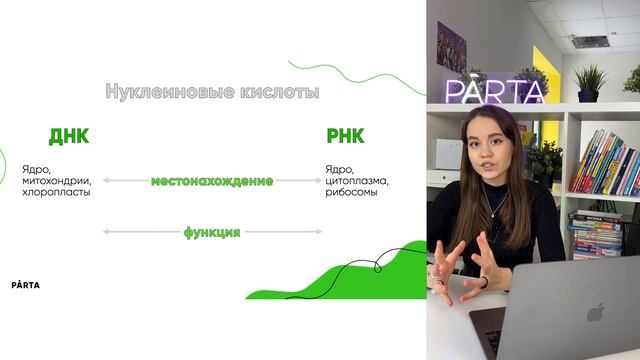 ДНК и РНК, особенности и различия | БИОЛОГИЯ | PARTA ОГЭ 2023 смотреть онлайн