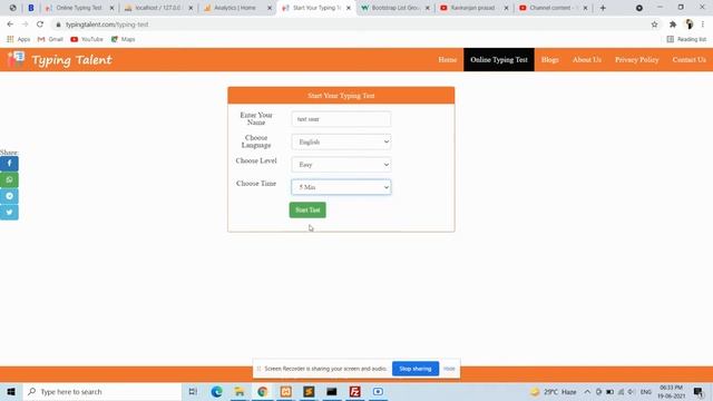 Online Typing Test All Steps смотреть онлайн