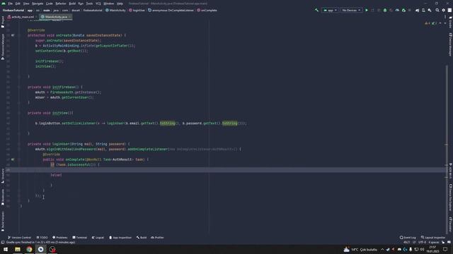 Firebase Authentication Tutorial | Android Studio | Java смотреть онлайн
