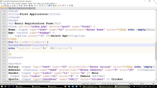 PHP CRUD operation 5 with Oops(Mysql) in Hindi/English смотреть онлайн
