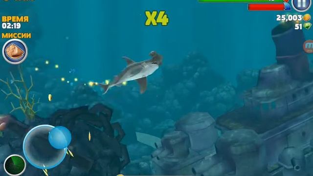 Акула Молот Обзор Hungry shark evolution смотреть онлайн