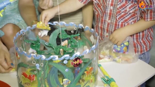 Магнитная рыбалка 3D c резервуаром для рыбок смотреть онлайн