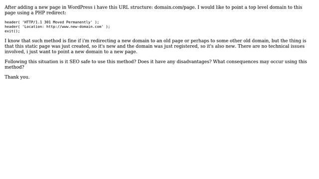 Webmasters: Make domain 301 redirect to a static WordPress page (2 Solutions!!) смотреть онлайн