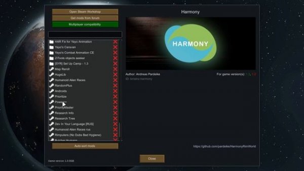 How to install Multiplayer mod for RimWorld 1.3 and host a game