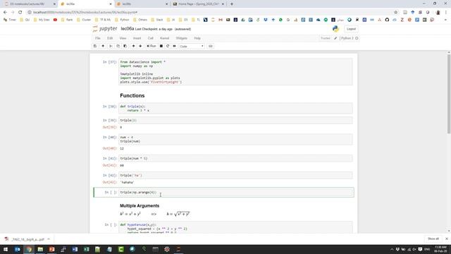 CMPS 360 Data Science | S20 | Session 6(a) | Functions & Tables I смотреть онлайн