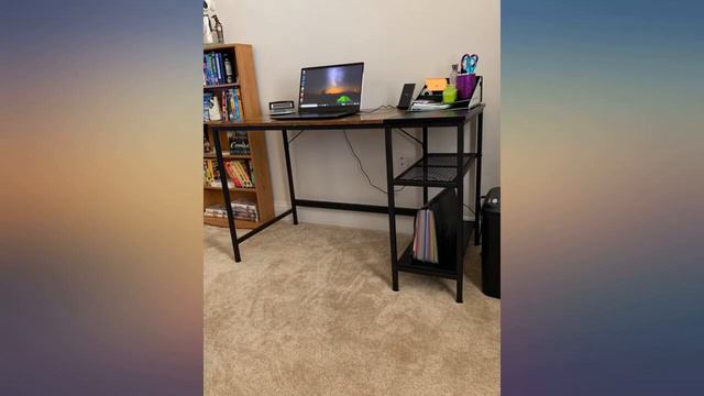 CubiCubi Computer Home Office Desk, 47 Inch Small Desk Study Writing Table with review смотреть онлайн