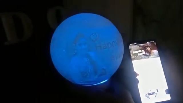 Moon Lamp with Bluetooth speaker смотреть онлайн