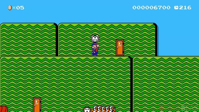 Super Mario Bros. 2 Game Style in Super Mario Maker 2 смотреть онлайн