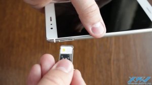 Как вставить SIM-карту в Huawei P9 (XDRV.RU)