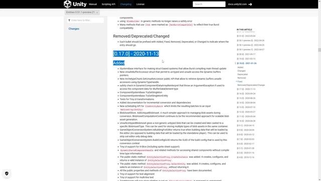 What is the STATE of Unity DOTS? Released? Preview? Abandoned? смотреть онлайн