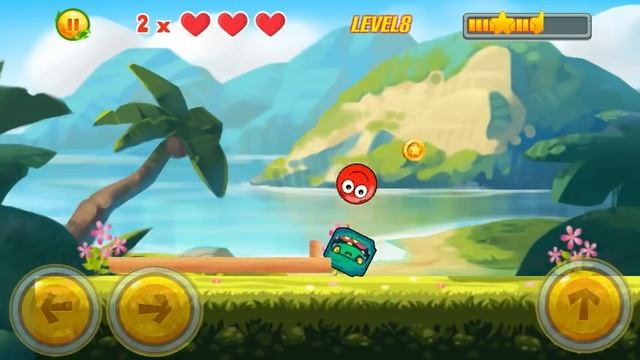 Новый КРАСНЫЙ ШАР, Шарик спасает бабушку мультик игра Детский летсплей #53 смотреть онлайн