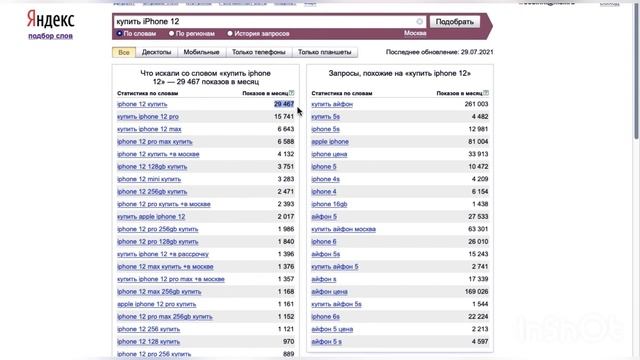 Как проверить спрос на товар или услугу в Яндекс Wordstat смотреть онлайн