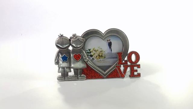 Фоторамка Platinum PF10988B Love, серый металлик смотреть онлайн