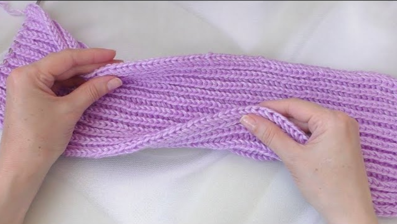 Английская резинка с ровными аккуратными краями. Способ №2. смотреть онлайн