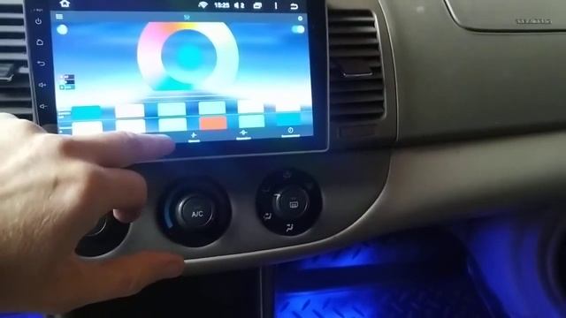 Подсветка ног водителя и пассажиров Toyota Camry xv 30(acv 30) америка. смотреть онлайн