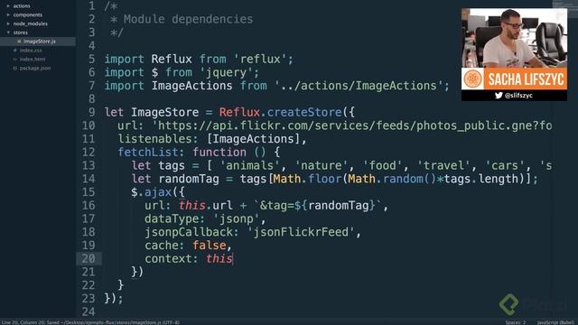 Patrones de arquitectura con Flux y React.js para Front-end смотреть онлайн