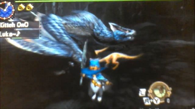 Monster Hunter Generations Glitch#1 Monster Is Frozen O-O смотреть онлайн