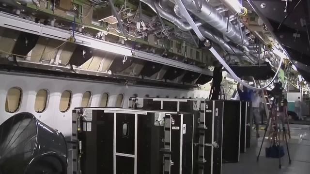 Как собирают Boeing 787