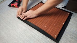 Банкетка - пуф с каретной стяжкой и ящиком для хранения своими руками. Capitone banquette DIY