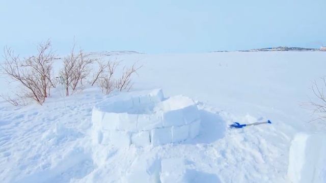 Постройка Иглу своими руками в реальных условиях смотреть онлайн