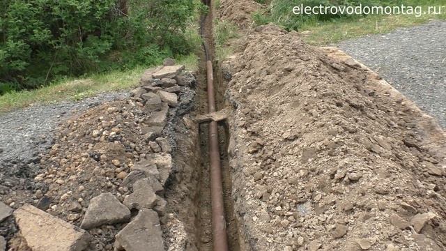 Ввод кабеля в дом под землёй под дорогой смотреть онлайн