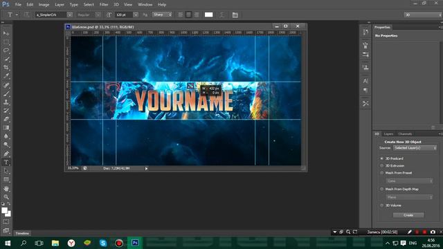 Как сделать Шапку Для Канала за 3 Минуты?Ответ Тут смотреть онлайн