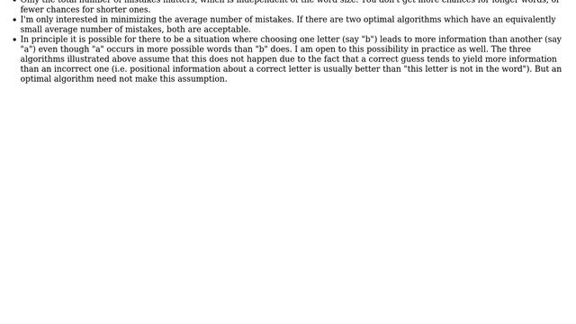 What is the optimal algorithm for playing the hangman word game? смотреть онлайн