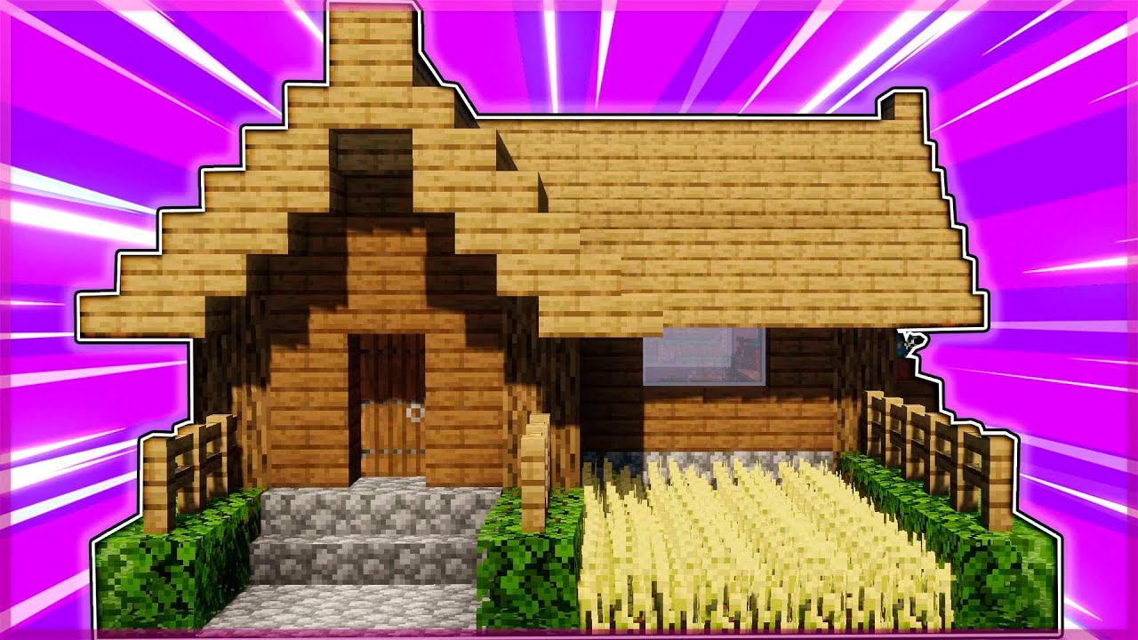 СТАРТОВЫЙ ДОМ В МАЙНКРАФТЕ! смотреть онлайн