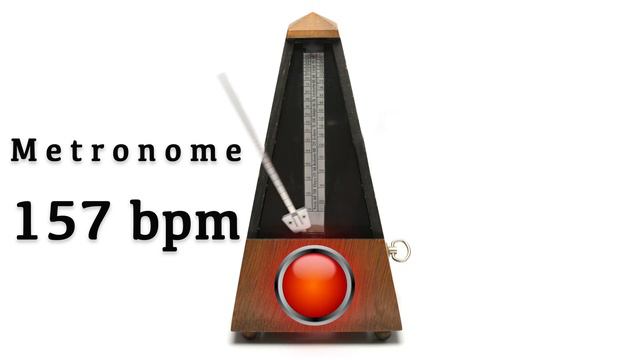 Metronome 157 bpm 🎼 смотреть онлайн