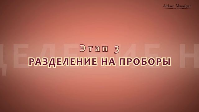 Алексан Мусаелян - Семь этапов стрижки