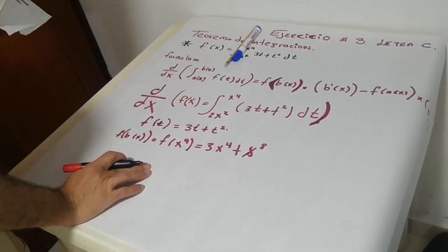 Teorema de integración - Ejercicio 3 letra c смотреть онлайн