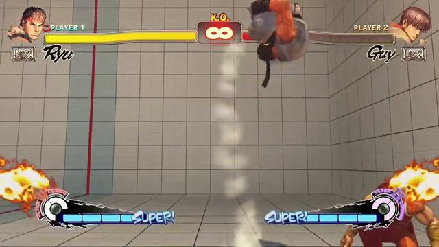 Ultra Street Fighter 4 Ryu VS. Guy смотреть онлайн