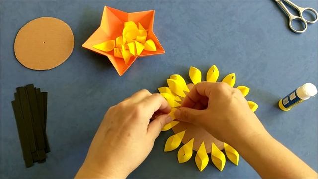 Подсолнух из бумаги | Paper Sunflower