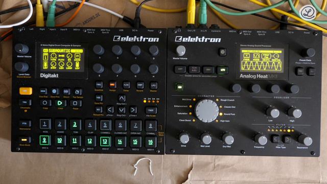 ELEKTRON ANALOG HEAT + Elektron DIGITAKT // TRACK by TRACK // no talking смотреть онлайн