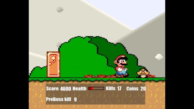 Game Over: Super Mario Flash Version 2 (Flash) смотреть онлайн