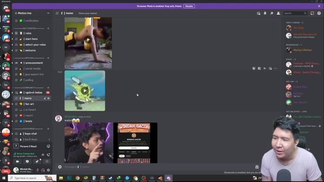 Bang Windah pertama kali React Meme Discord ? смотреть онлайн