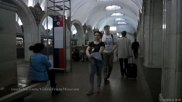 Метро "Павелецкая" (Замоскворецкая линия) // 11 мая 2018 г. смотреть онлайн