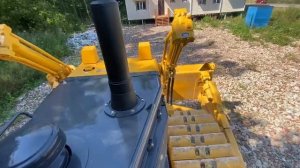 Кабина и органы управления бульдозера Shantui SD22S!