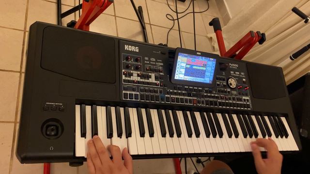 Sa’alouni El Nass - Fayrouz played on Korg PA1000 MG edition смотреть онлайн