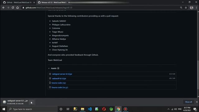 OWASP WebGoat Standalone Installation | How to run WebGoat Latest version | In Sinhala смотреть онлайн
