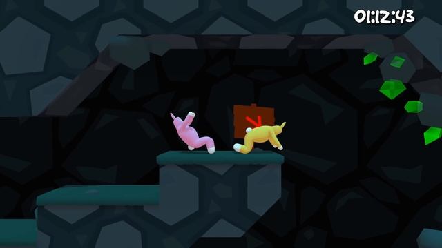 НАДРЫВАЕМ ЖИВОТИКИ СО СМЕХУ! ПРОХОДИМ САМЫЙ СЛОЖНЫЙ УРОВЕНЬ С HYPER В SUPER BUNNY MAN смотреть онлайн