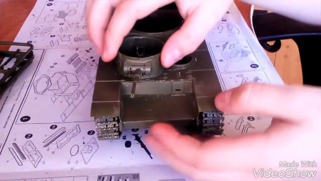 Т-35 советский тяжёльй танк 1/35 сборная модель ZVEZDA смотреть онлайн
